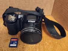 ⭐ Nikon Coolpix L100 Digital Camera 15x Zoom 10MP Bridge Camera ⭐ Lot 3590