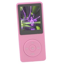 Pink MP3 MP4 Player 1.8in Screen 8GB Memory 64GB Expandable 30 Hours Playbac SG