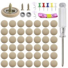 80 Set Car Roof Headliner Repair Kit, 402 Pcs Rivets Repair Button Auto R
