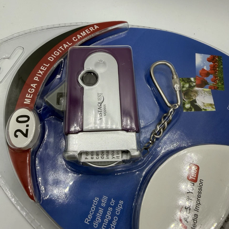 VistaQuest VQ2005 Digital Camera Keychain Lo Fi Toy Camera New - Image 4 of 4