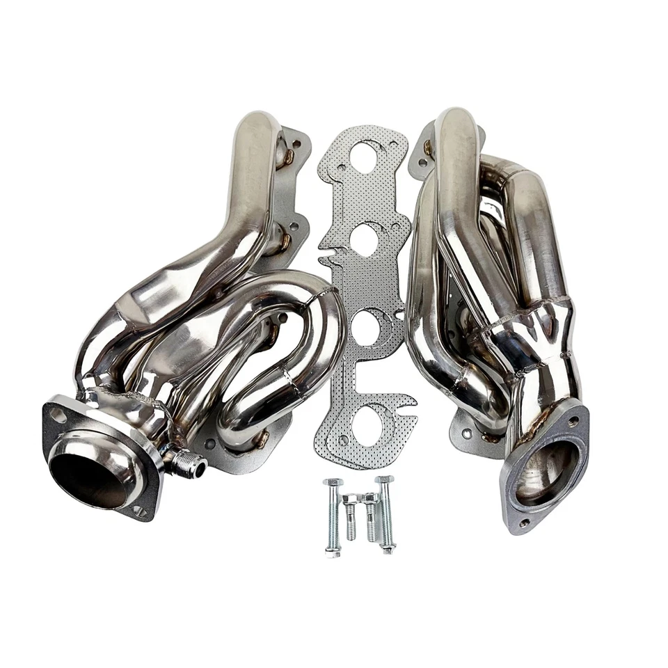 Shorty Headers for Ford Mustang GT 1996–2004 4.6L V8 Stainless Steel Exhaust Foto 2 de 4