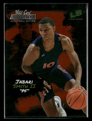 2021-22 Wild Card Alumination #LS-8 Jabari Smith Light Show Red Auburn Rockets