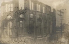 Harrisburg, Pennsylvania PA Harrisburg Fire of February 1, 1907 Original RPPC