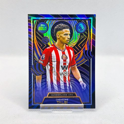 2025-26 Topps Gold Premier League Chemsdine Talbi Purple Parallel /99 Sunderland
