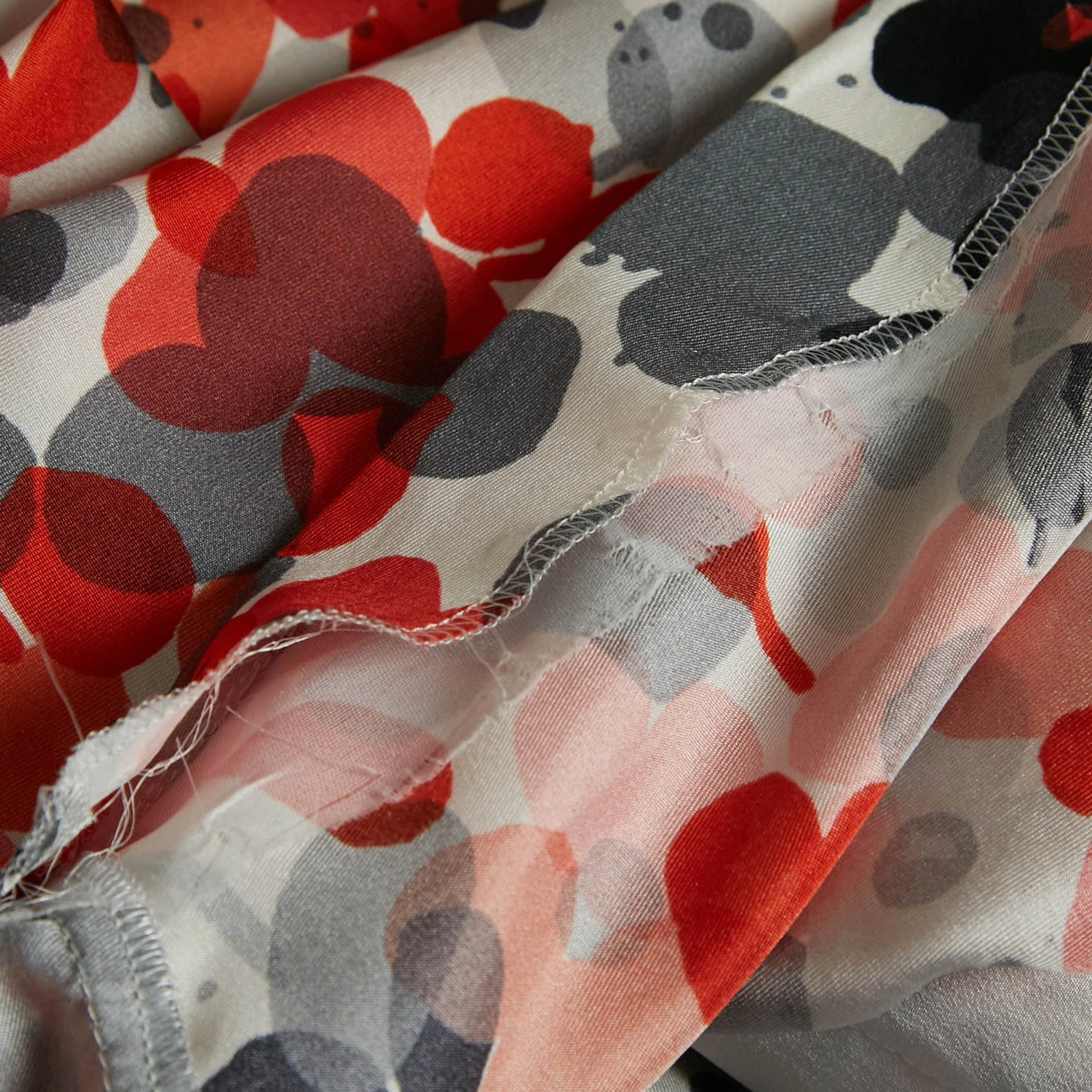 ROSSO Valentino Mini Abito Multicolore Stampa Floreale Dettaglio Fiocco S