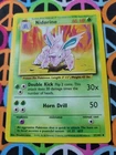 Nidorino 37/102 Uncommon Base Set Pokemon TCG NM