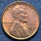 1935-P Lincoln Wheat Cent Uncirculated Very Nice Coin Free S&H S3