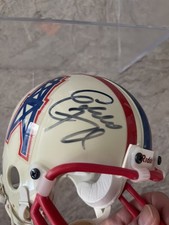 Eddie George Houston Oilers Tennessee Titans Autograph Mini Helmet 
