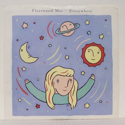 FLEETWOOD MAC - EVERYWHERE / WHEN I SEE YOU AGAIN - 1987 45rpm w/PICTURE SLEEVE