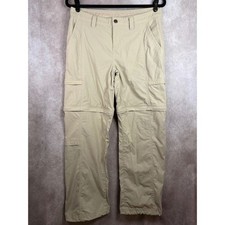 Royal Robbins Convertible Cargo Pants Womens 8 Short Tan Bug Barrier Y34181