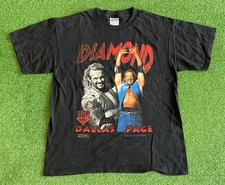 Vintage Diamond Dallas Page Wrestling Shirt 1998 Gildan DDP Large Authentic WCW