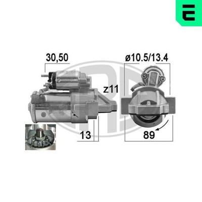 Anlasser Starter ERA 221024 14V für FORD TRANSIT V363 FCD FDD FED FFD CUSTOM Bus