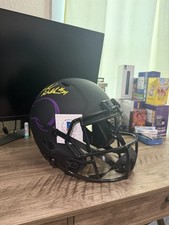 Herschel Walker Signed Minnesota Vikings Football Helmet BAS Authenticated