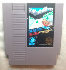 SLALOM for Nintendo NES -  Nice label, 5-screw variant - Tested & working well!