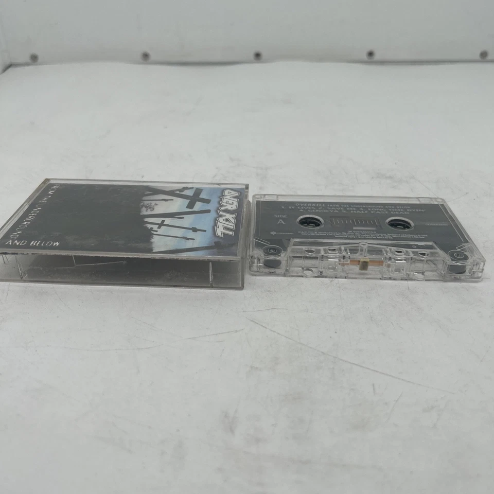 Over Kill From The Underground And Below Cassette Tape Original 1997 Thrash Rock - Image 3 of 4