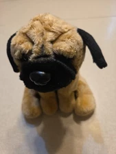 FAO Schwarz Plush 12" Pig Puppy Dog Brown Black