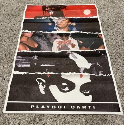 Playboi Carti 16x24 Poster Unframed Canvas Material