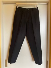 COMME des GARCONS HOMME Wide Slacks Men L Black Vintage 90s Archive