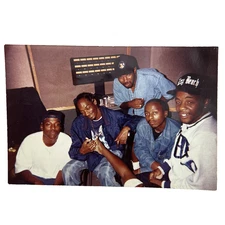 Signed unpublished photo of SNOOP DOG in the recording studio with Tha Dog Pound
