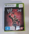 Xbox 360 WWE 2K14 Game Complete W/ Manual Dwayne Johnson Rock Cover Art