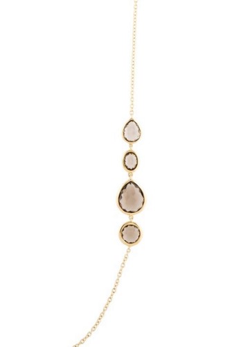 IPPOLITA 18K 750 YELLOW GOLD SMOKY QUARTZ ROCK CANDY STATION NECKLACE - 第 7/9 張圖片