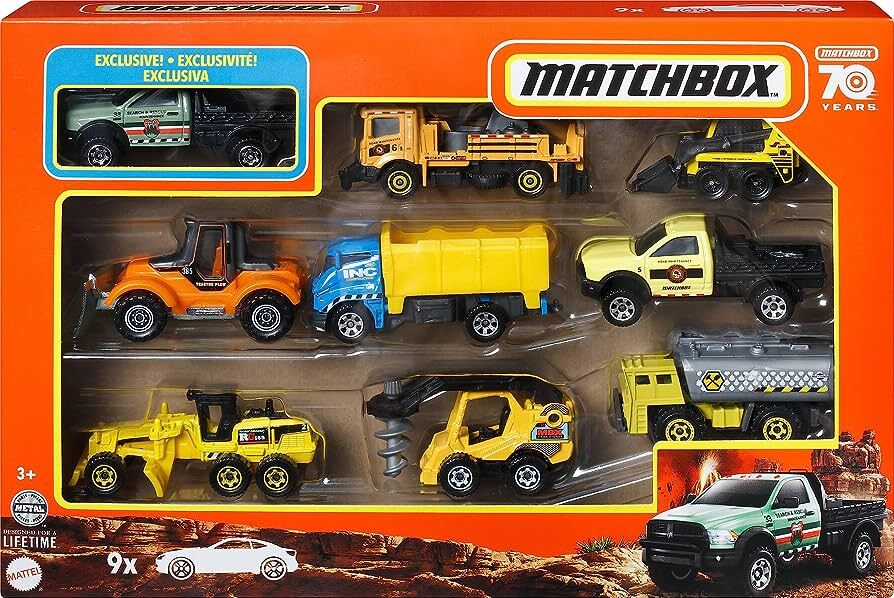 MATCHBOX ミニカー 9台セット 1970年代製造 Matchbox 70 Years 9-Pack | eBay
