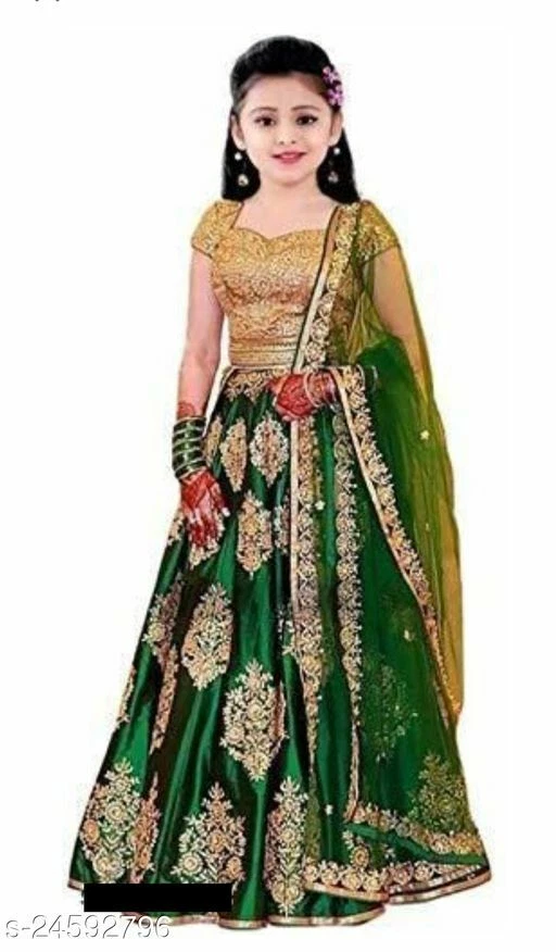Designer Girls Lehenga Choli Ethnic Wear Kids Lehenga Festive