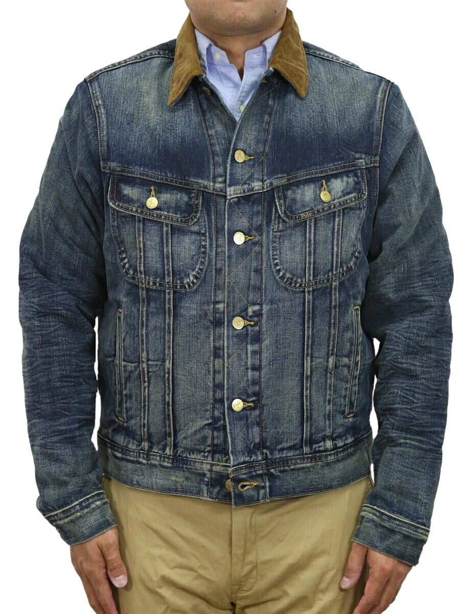 Polo Ralph Lauren Denim Storm Rider Jacket Coat with Navajo Flannel Lining
Opens in a new window or