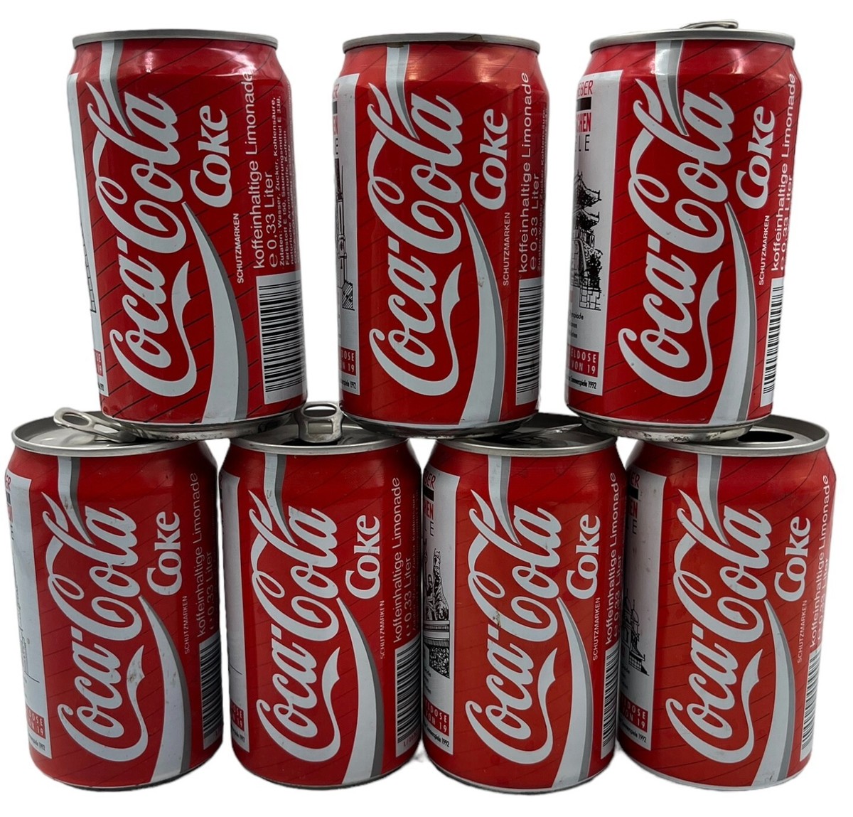 COCA COLA CANS Germany 1992 BARCELONA Olympics 7/19 CANS | eBay