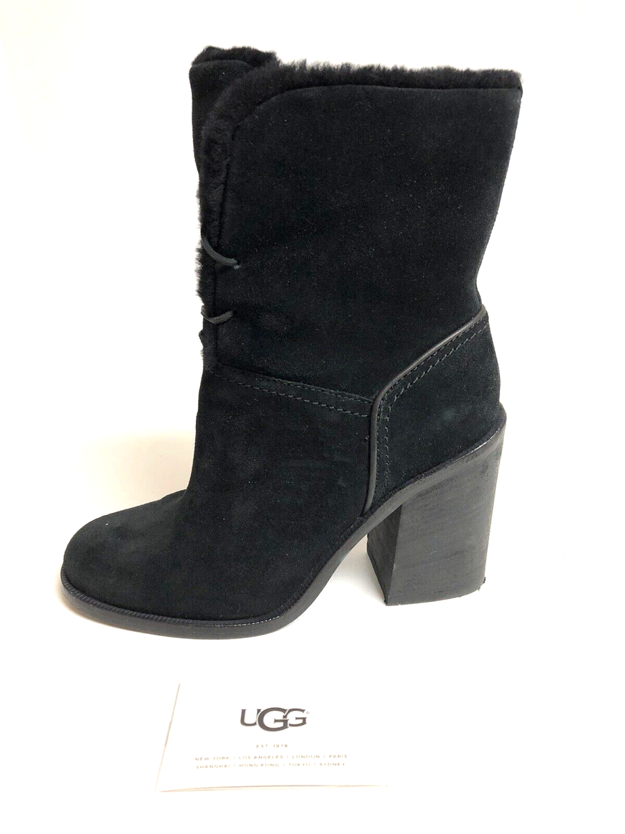 UGG Womens Jerene Boot Black Size M