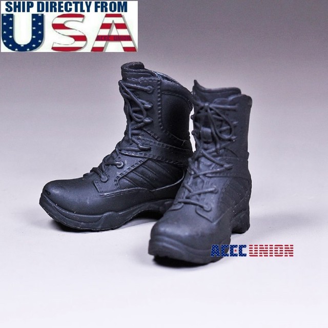 1/6 scale Tactical Combat Boots For 12" PHICEN Hot Toys Female Figure U.S.A. 1/6 scale Tactical Combat Boots For 12" PHICEN Hot Toys Female Figure U.S.A.