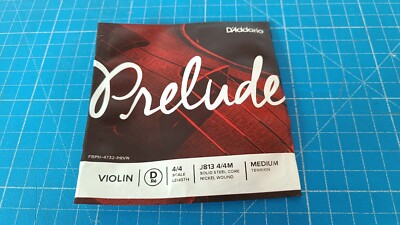 D'Addario Prelude Violin D String J813 4/4 Scale Medium Tension