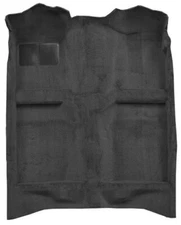 New! 1982-1993 Ford Mustang Black Coupe - Hatchback Carpet Set Molded Passenger
