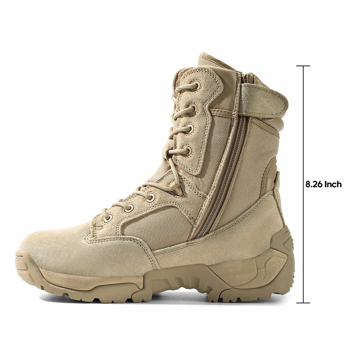 Men's Military Combat Tactical Work Boots Hiking Motorcycle Boots