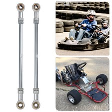 310mm Steering Tie Rod Kit For Racing Go Kart Fun Cart ATV Quad Part Adjustable