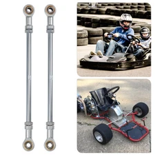 310mm Steering Tie Rod Kit For Racing Go Kart Fun Cart ATV Quad Part Adjustable