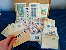 Gro&szlig;e Briefmarken-Wunderkiste BRD hunderte Marken aus Flohmarkt-Nachlass