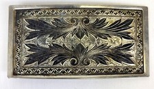 Vintage Western Cowboy Cowgirl Rodeo Rancher Belt Buckle T113J