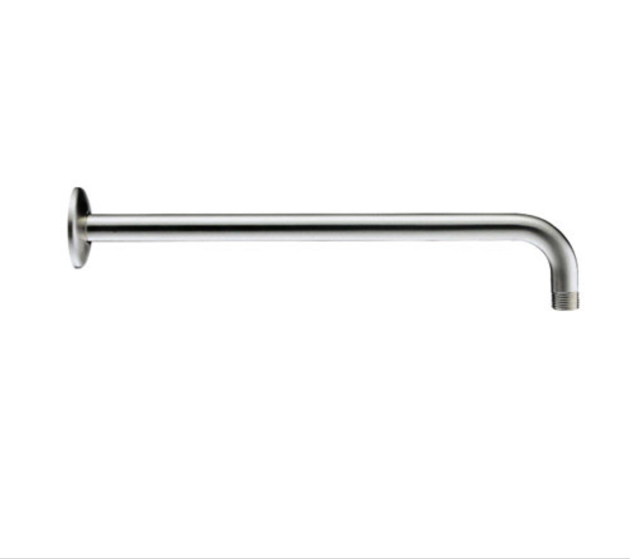 Danze D481027BN 15" Right Angle Shower Arm with Flange, Brushed Nickel