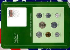 Coin sets of all nations East Germany GDR 1979-1981 UNC 1,5 Mark 19 2 Mark 1980