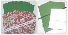 DAFFODIL GARDEN GREEN 2 SETS 6X6 DESIGNER PAPER A2 CARDSTOCK STAMPIN UP KCOMPANY