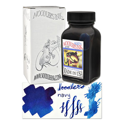 Noodler's Bottled Ink for Fountain Pens in Navy - 3oz - NEW in Box - ND ...
