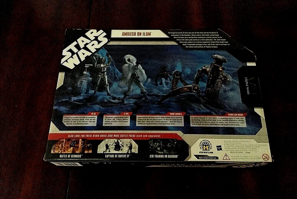 STAR WARS CLONE WARS EMBOSCADA EN ILUM PAQUETES DE BATALLA LUCASFILM EDICIÓN LIMITADA Foto 3 de 4