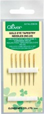 Clover Needles No.24 Gold Eye Tapestry Needle...