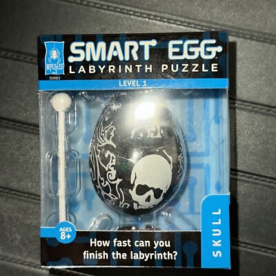 Bepuzzled Smart Egg Labyrinth Puzzle-Skull