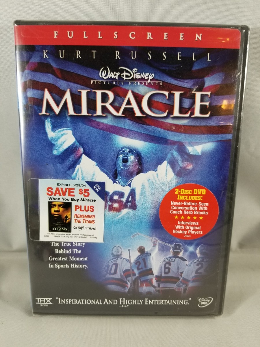 Walt Disney Miracle Movie DVD Full Screen Edition New Sealed