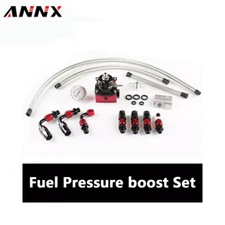 Racing Adjustable Fuel Pressure Regulator Kit Oil 0-100psi Gauge AN-6 Fitting