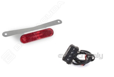 BARRACUDA EVOTECH UNIVERSAL RÜCKSTRAHLER RÜCKSTRAHLER + LED KENNZEICHENLEUCHTE