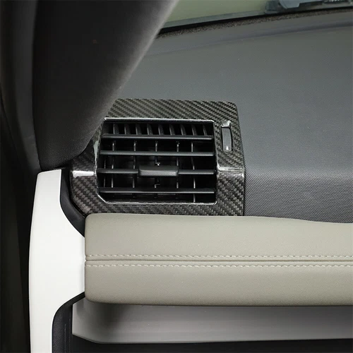 For Land Rover Defender 90 110 2020+ RHD Carbon Fiber Side Air Vent Outlet Cover - Picture 4 of 12