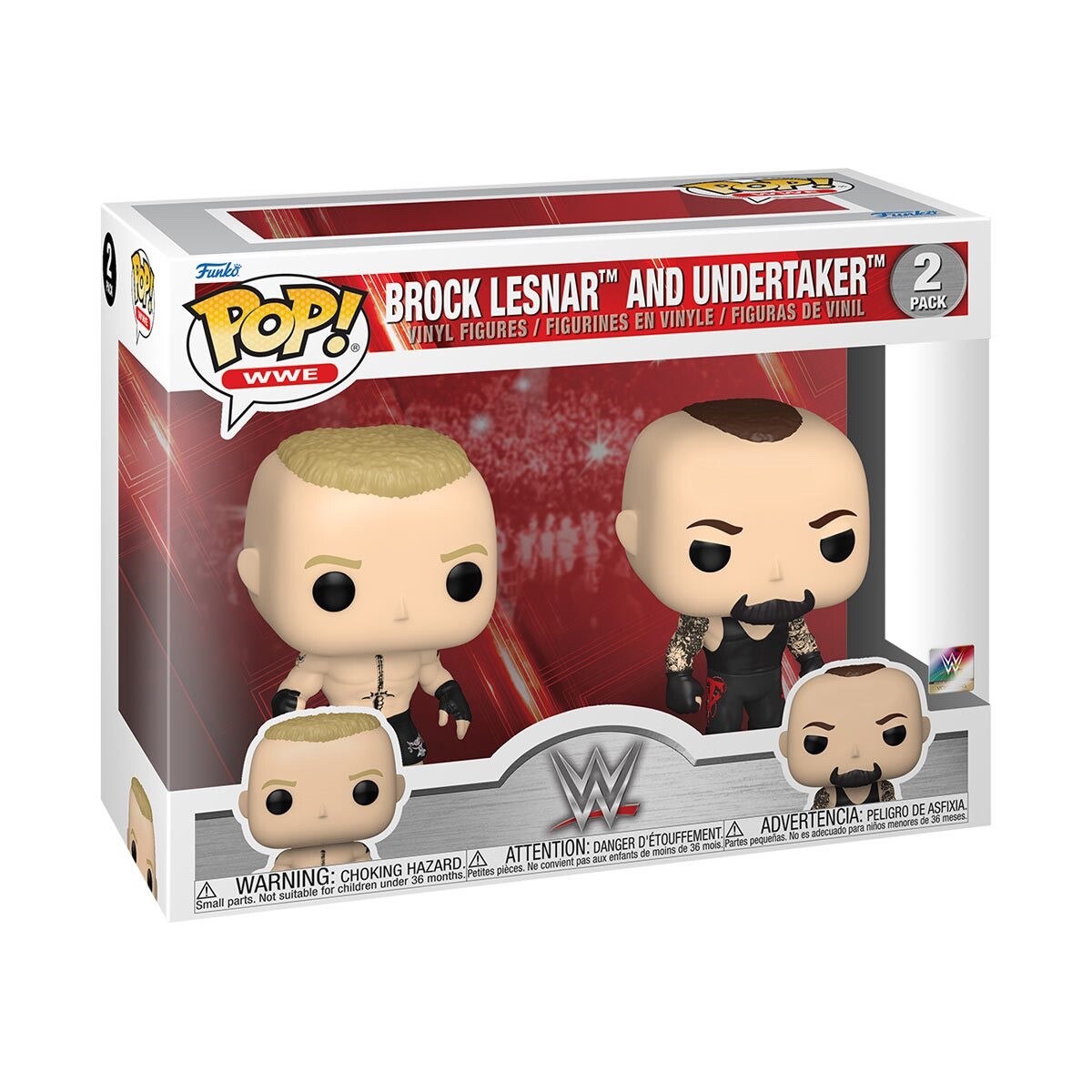WWE POP funko『アンダーテイカー＆ローマン・レインズ』２体セット FUNKO POP! WWE: Brock Lesnar and Undertaker 2-Pack in stock